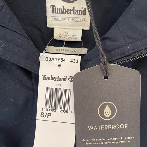 NWT. Timberland Waterproof Jacket Windbreaker - Picture 2 of 6